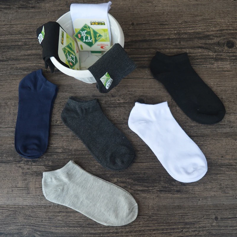 Модные носки для мужчин и женщин; унисекс; однотонные хлопковые тапочки; короткие носки; повседневные удобные носки; подарок; хлопок