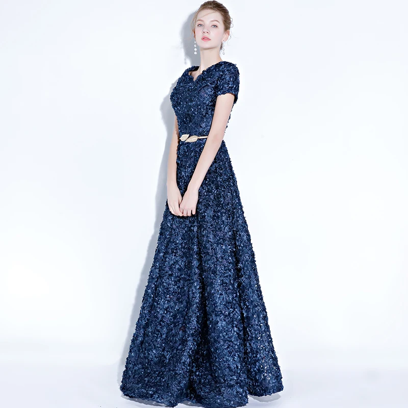 

Doparty XS3 WOMEN formal A-line Special occasion Vintage Elegant Lace Floor Length elegant long party dresses evening 2019