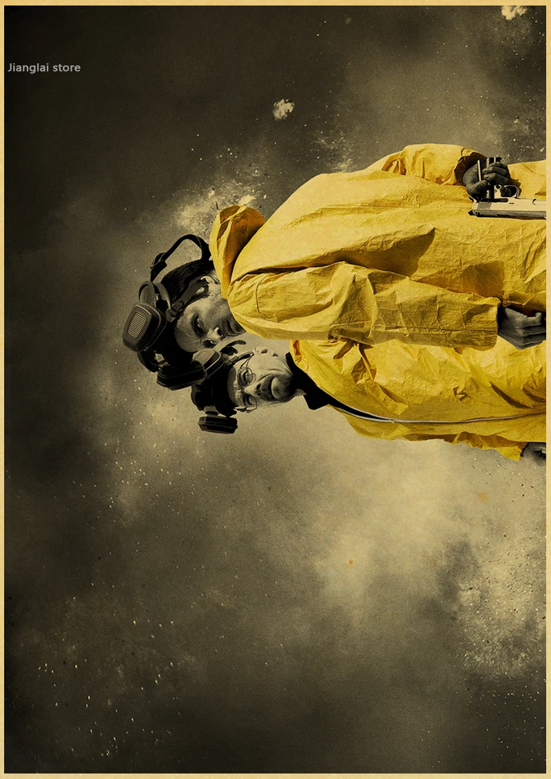 Breaking Bad Vintage Poster - Classic American Drama Retro Kraft Paper Wall Decor for Bar, Pub, and Home image 3