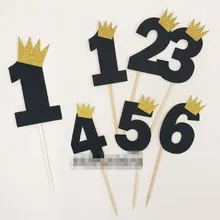 Для мальчиков, надпись «Wild one», украшения для капкейков, корона, украшения для кексов, age2 на возраст 3, 4, 5, украшения для кексов дикий зверь вечерние могут быть подобраны по возрасту торт Топпер