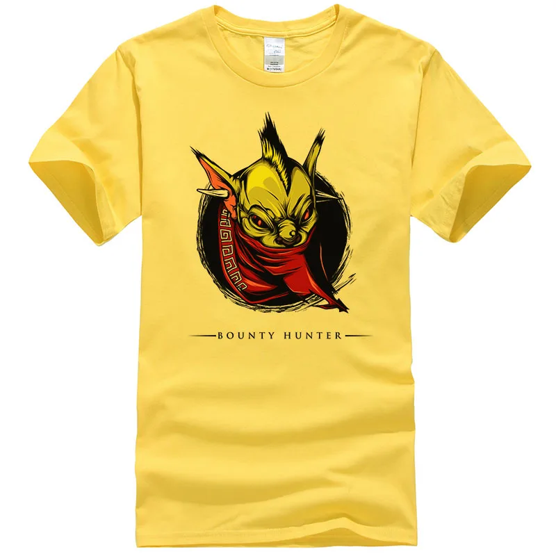  Dota 2 t shirt men Bounty Hunter printed 2016 summer men casual short sleeve Fashion men's t-shirt 