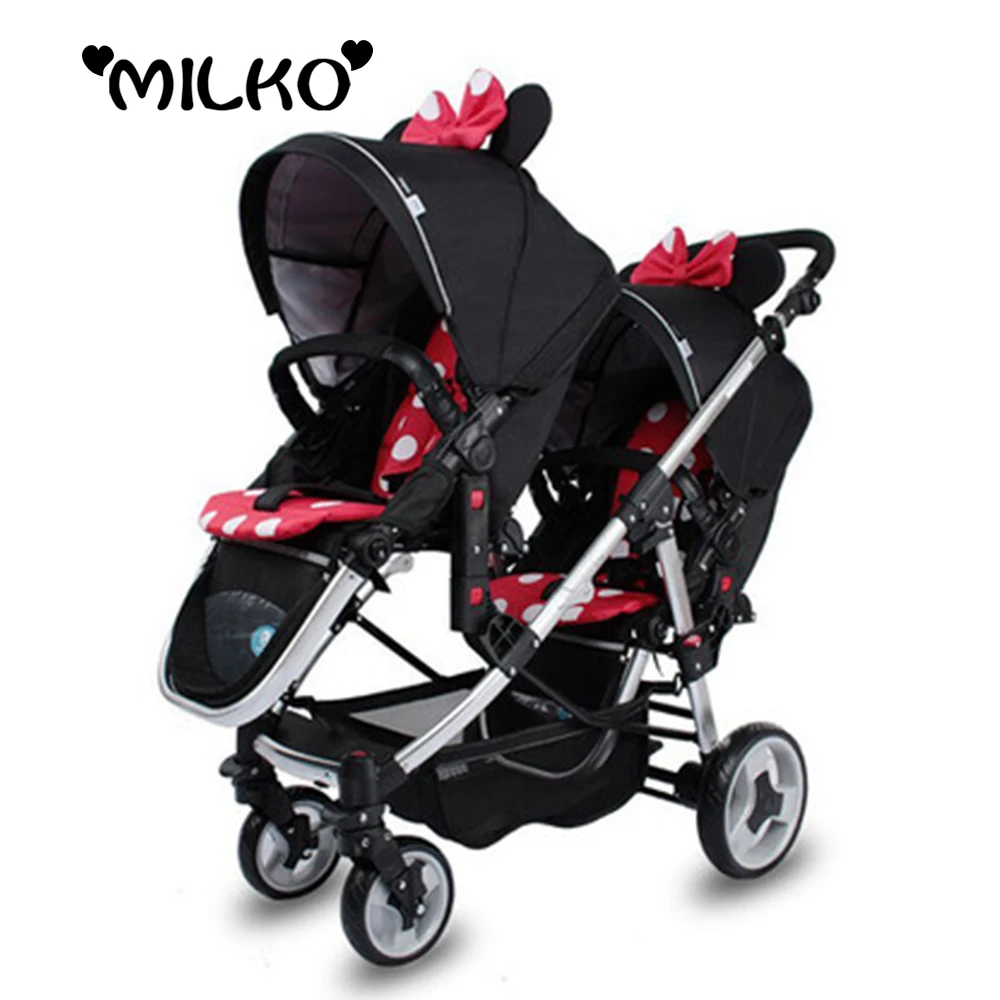 3 in 1 double pram