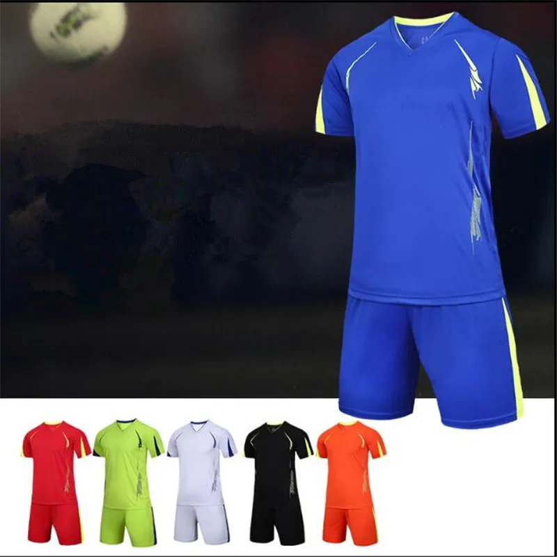 Полосатая Футбольная форма для взрослых и детей футбольные костюмы футбольные наборы быстросохнущая дышащая одежда индивидуальный логотип