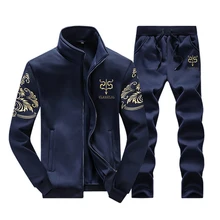 Лидер продаж стиль Демисезонный Наборы мужские модные Для мужчин бутик Толстовка Для мужчин досуг инновационные пальто+ Брюки для девочек M-4XL