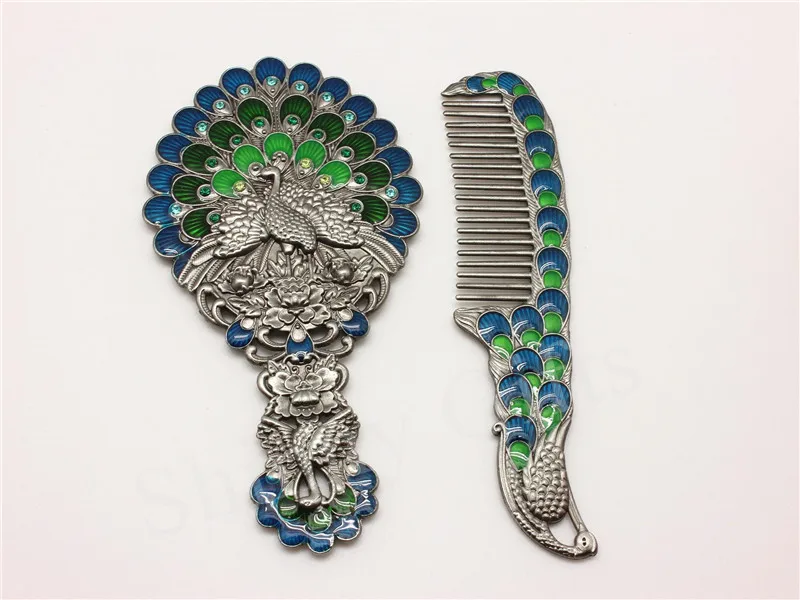 Peacock mirror comb sets (13)