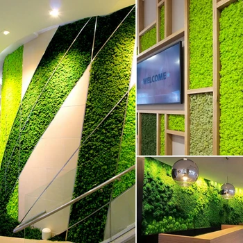 1lot Artificial Dried Reindeer Moss Flowers Grass Basket Plant Home Garden Wedding Decoration Party DIY table decoration access