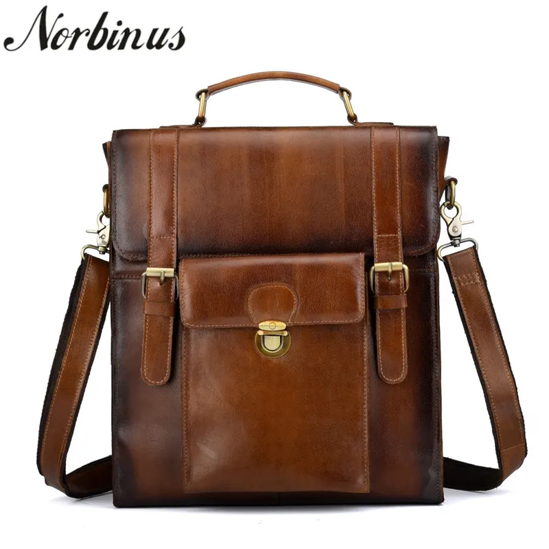 Men Vintage Genuine Leather Backpack Real Cowhide Trendy Euro Style Shoulder Bag School Day Pack Male Durable Knapsack Rucksack men s black soft cowhide back pack multifunctional genuine cow leather12 9 inches laptop rucksack male schooltravel shoulder bag