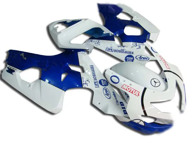 Комплект обтекателей для мотоцикла GSXR600 750 K4 04 05 GSXR 600 GSXR750 2004 2005 ABS белый синий