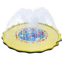 Детская летняя игра подушка для воды плавательный бассейн надувная игрушка игровой пляжный коврик газон надувная брызгающая игрушка ванночка