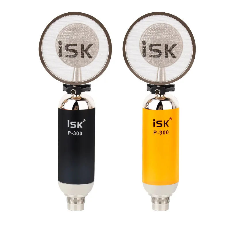 

ISK P-300 Condenser Computer Microphone for radio Recording Home Equipment Karaoke Microphone for Webcast Network Recording