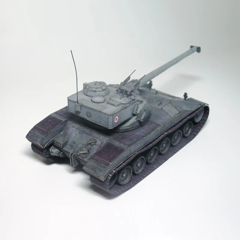 1:35 3D бумажная модель Франция Chatillon 25t средняя танка Бумажная легальной системы