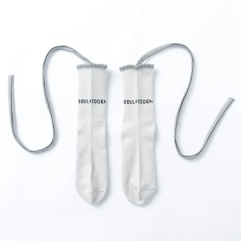 Новые женские носки флуоресцентные бандажные носки для ночного клуба Светоотражающие крестовые носки до середины икры Tide бренд Gypsophila отличное - Цвет: 1