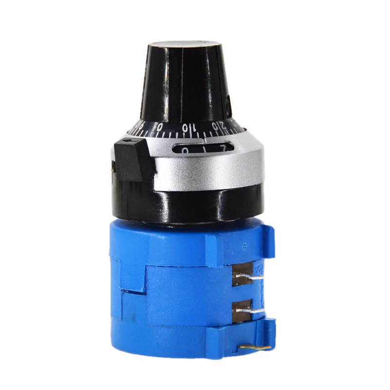 Multiturn Potentiometer 3590S-2-502L 3590S 5K ohm 10 Ring Adjustable Resistor + Turns Counting Dial Rotary Knob potentiometer knobs