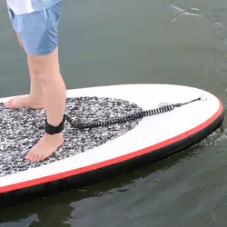 Эластичный водный спортивный поводок для ног для серфинга специальный плот тяги спиральный лодыжки для весла доска ножка растягивается