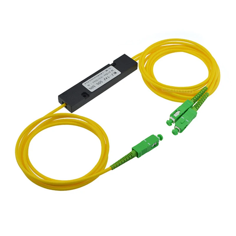 

SCAPC 1X2 PLC Singlemode Fiber Optical splitter FTTH PLC SCAPC 1x2 PLC optical fiber splitter