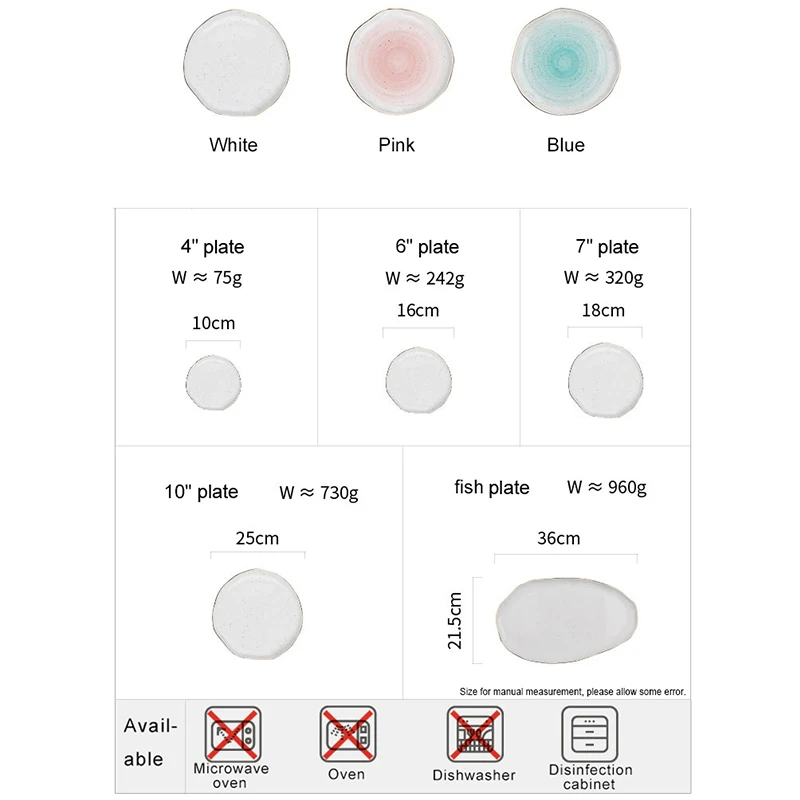 Керамическая тарелка в европейском стиле, настоящая золотая полоса, тарелка, чаша, 4 дюйма, 6 дюймов, 7 дюймов, 10 дюймов, фарфоровая тарелка для рыбы