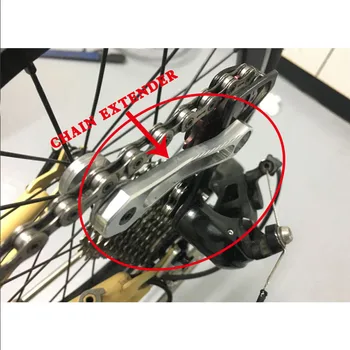 

MUQZI Mountain Highway Bicycle Bird Car Hook Chain Chain Extender Curved Shape Wheel Design