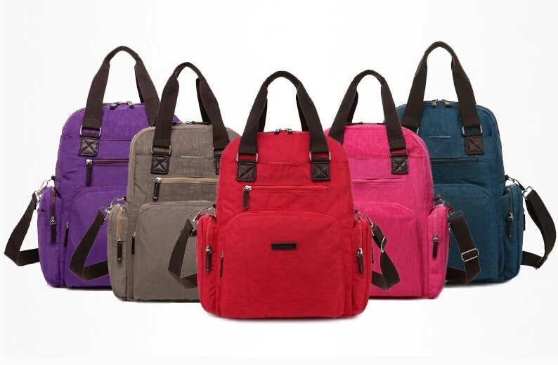 

New 2018 Colorland Fashion multifunctional nappy bags waterproof nylon baby diaper bag 9 color backpack mummy maternity bag care