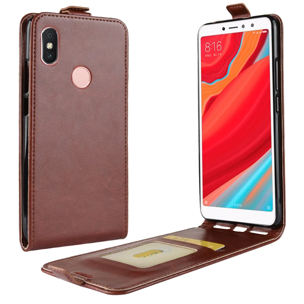 Чехол для телефона Xiaomi Redmi S2 Redmi4X откидная задняя крышка из искусственной кожи