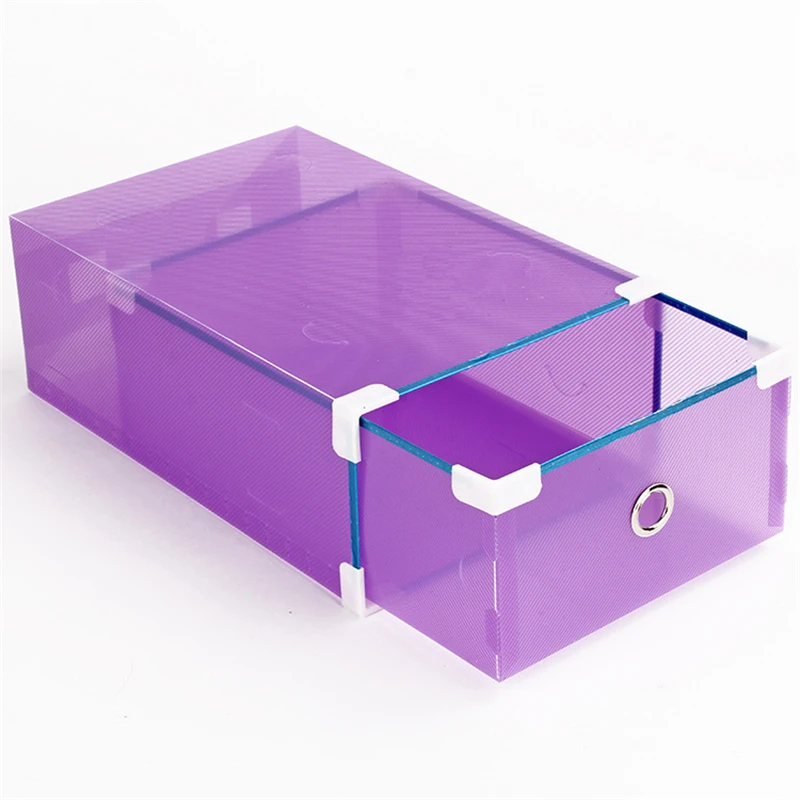 5 шт./компл. пылезащитные башмаки ящик утолщенный Пластик прозрачный экологически чистое хранение Коробки Многофункциональный Комбинация ящиков Тип коробка