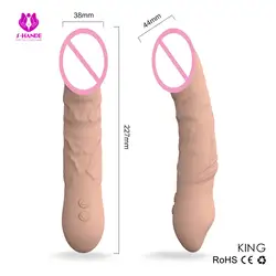 Новый 7 Скорость вибрации 3 вращения Фаллоимитаторы вибратор Секс-игрушки для женщины мастурбатор анальный плагин реалистичные пенис vibradors