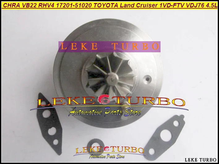 TURBO Cartridge CHRA VB22 RHV4 17201-51020 17201-51021 For TOYOTA Land Cruiser 200 D40 V8 1VD-FTV 1VDFTV VDJ76 VDJ78 VDJ79 4.5L (5)