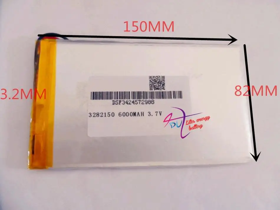 Good Qulity 3.7V 6000mAH Li-ion battery for V88 V971 M9 Tablet PC 3.2*82*150mm | Компьютеры и офис