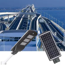 20 Вт 40 Вт 60 Вт Светодиодный уличный фонарь на солнечной батарее Открытый водонепроницаемый IP65 PIR сенсор умный свет изменения Светодиодный свет 50 мм Интерфейс