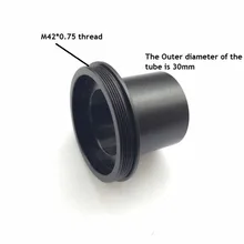 T крепление 30 мм до 23,2 мм микроскоп окуляр камеры кольцо адаптер с резьбой C-mount