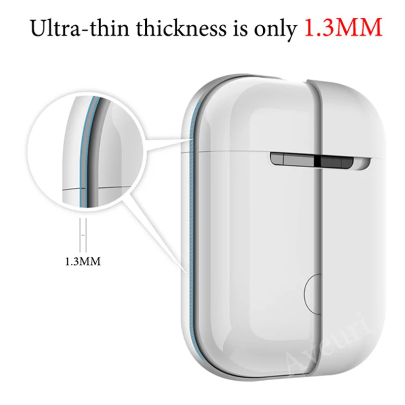 Colorful Earphone Case For Apple Airpods Soft Silicone Bluetooth Air Pods Cover Case Pouch AirPod Charging Box Accessories 1:1