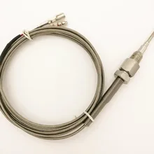 Высококачественный тонкий зонд EGT датчик температуры выхлопных газов датчик указателя счетчика 1/8 NPT K Тип 0-1200c 2 м 2520 нержавеющая сталь