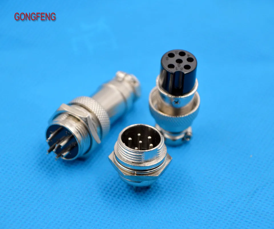 

10Set New Cable Connector 16mm Aviation Socket Connector GX16-2-10 Core Aviation Plug Socket Connector Special Wholesale