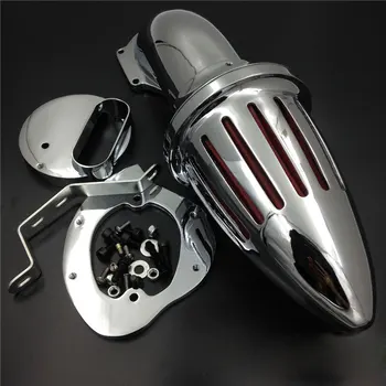

For 1999&up Yamaha V-Star 1100 Dragstar 1100 XVS1100 Motorcycle Air Cleaner Kit Intake Filter Chrome 1999 2000 2001
