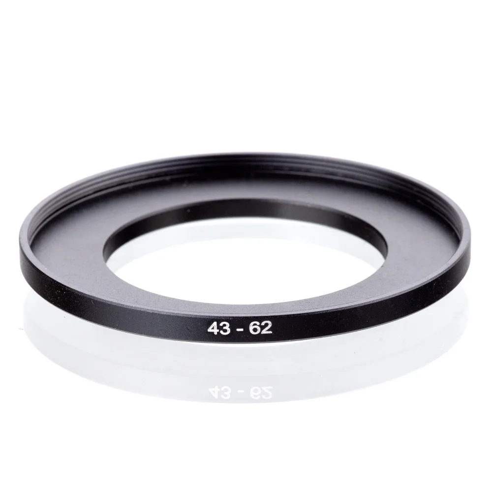 

RISE(UK) 43mm-62mm 43-62 mm 43 to 62 Step Up Ring Filter Adapter black