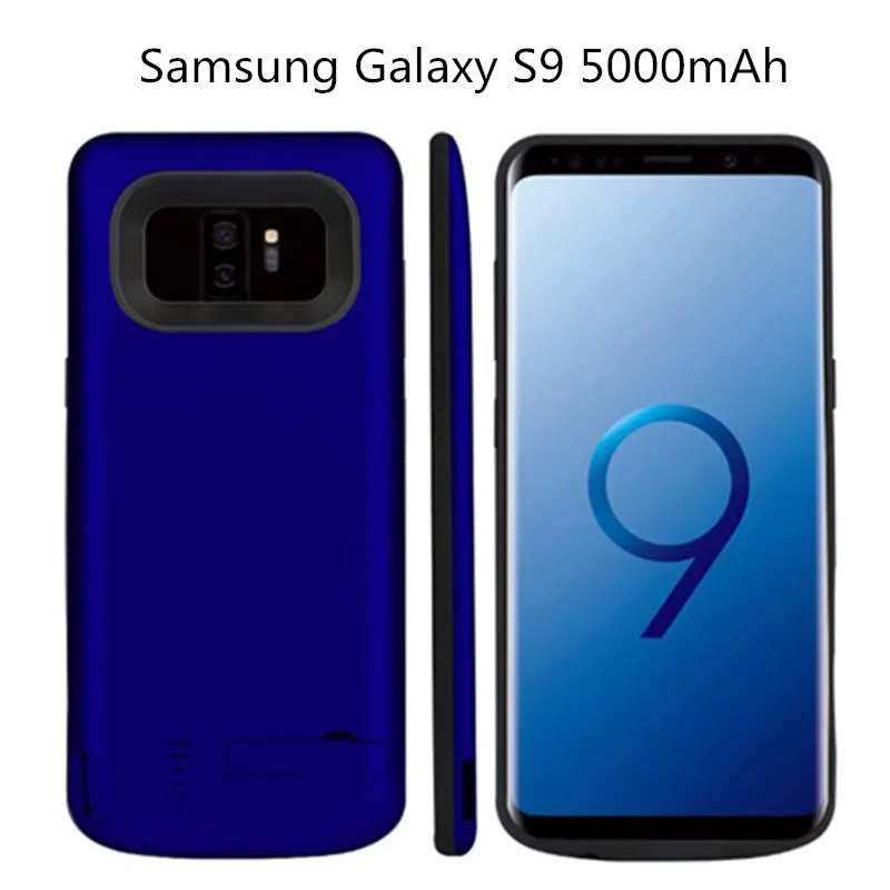 S9 Blue Бесплатный подарок Egeedigi 6000 mAh тонкий противоударный Батарея Зарядное устройство чехол для Samsung Galaxy S8/S9 плюс Note8 резервный чехол Мощность Bank Дело - Цвет: S9 Blue
