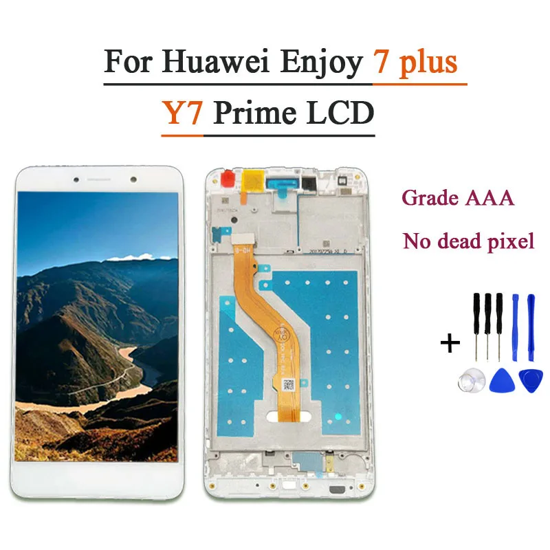 Для huawei Y7 Prime 2017 TRT-TL00/Нова Lite + TRT-LX1 TRT-L21A ЖК-дисплей дисплей Сенсорный экран