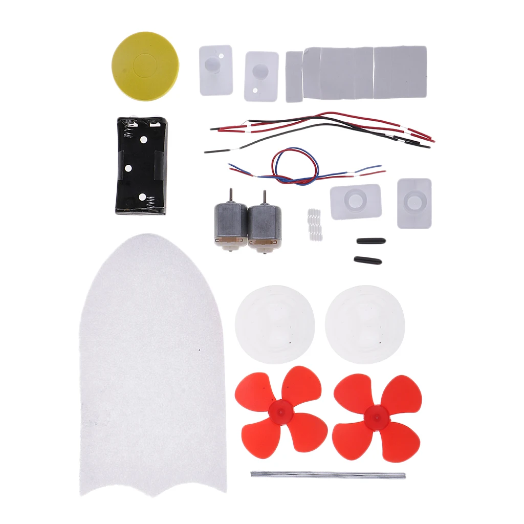 Science DIY RC Racing Boat Kit Scientific Experiment Material Education Toys School Class Learning Tools Toy For Student