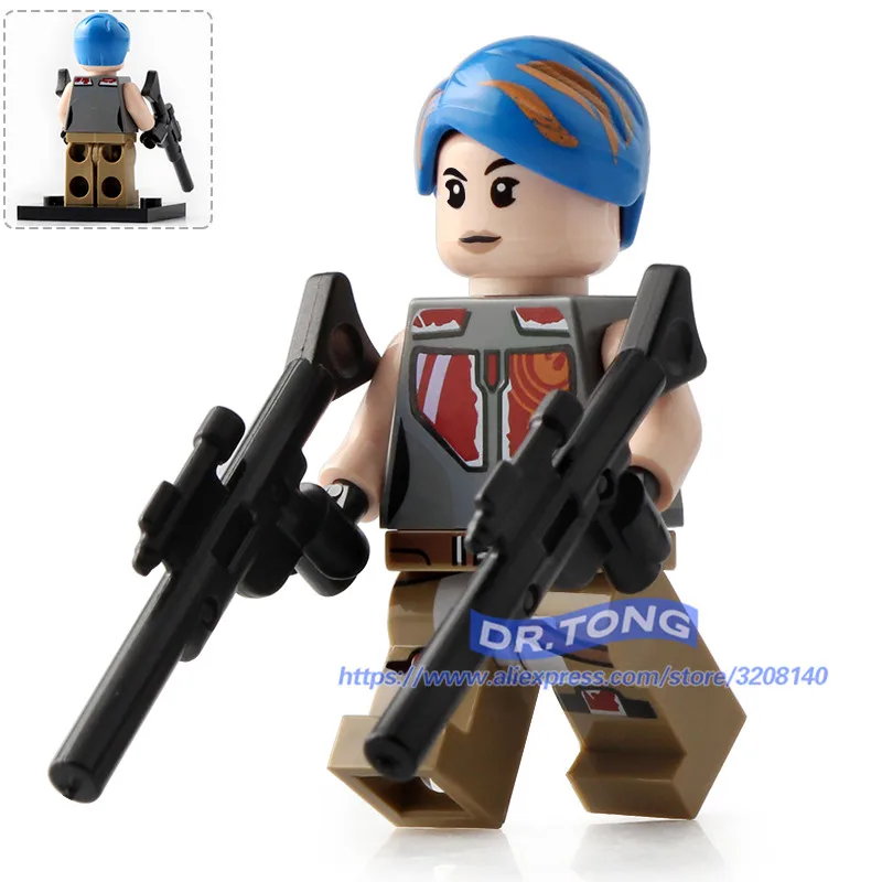 Звездные войны Pong Krell itorian Jedi Master фигурки строительные блоки кирпичи игрушки Детский подарок C032 - Цвет: C026
