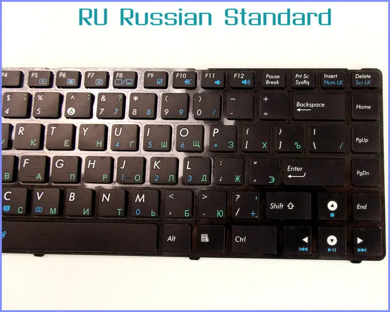 Русская версия Клавиатура для ноутбука ASUS A43E A84S X32 X32KC X32U PRO4J PR04J P31 P31K A43F V111362AS1 ноутбука с черной рамкой