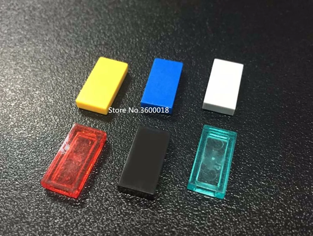 100 200 шт./лот DECOOL плитка 1x2 с паз планшет MOC кирпич части совместимы 3069 кирпичи DIY