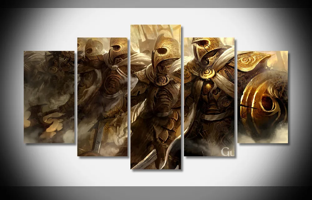 

7238 guild wars Poster wood Framed Gallery wrap art print home wall decor Gift wall picture Already to hung digital print