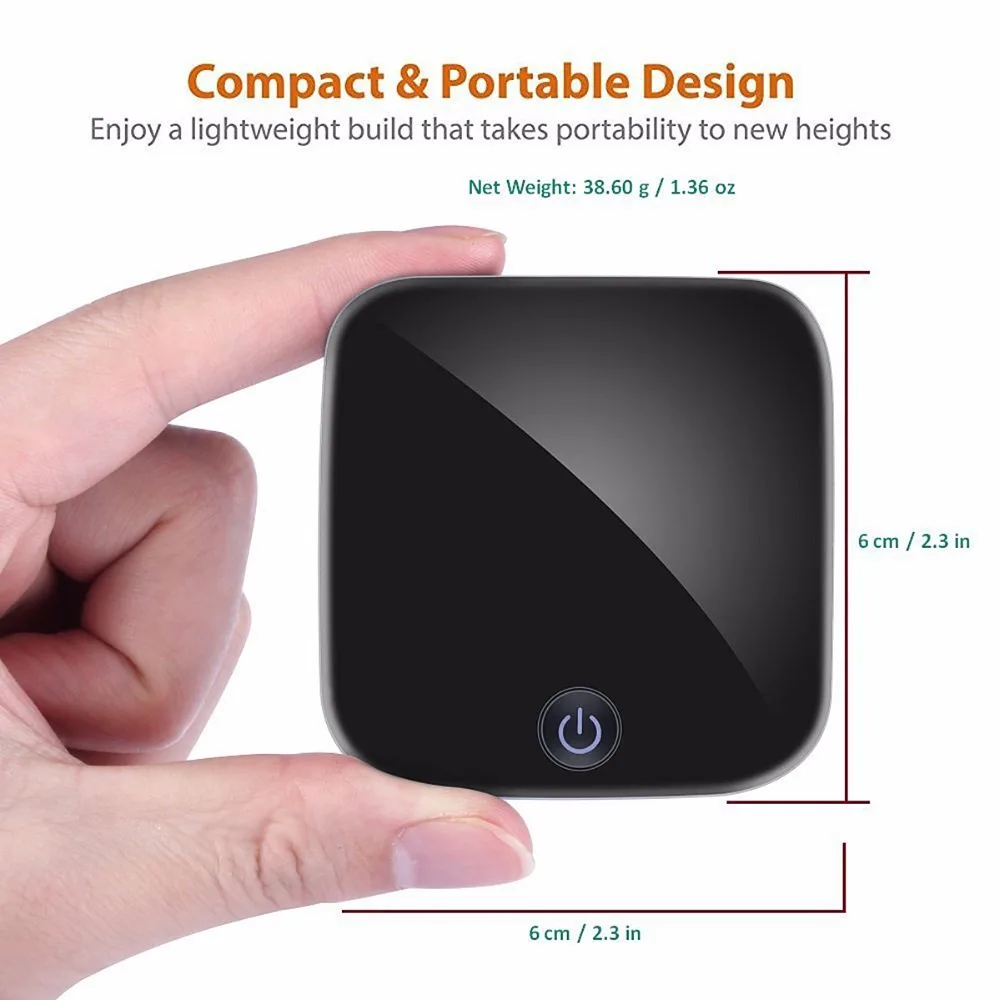 

2018 Bluetooth Wireless Transmitter Receiver Audio Adapter Optical Toslink/SPDIF/3.5mm Stereo Output Support SBC RX ACC