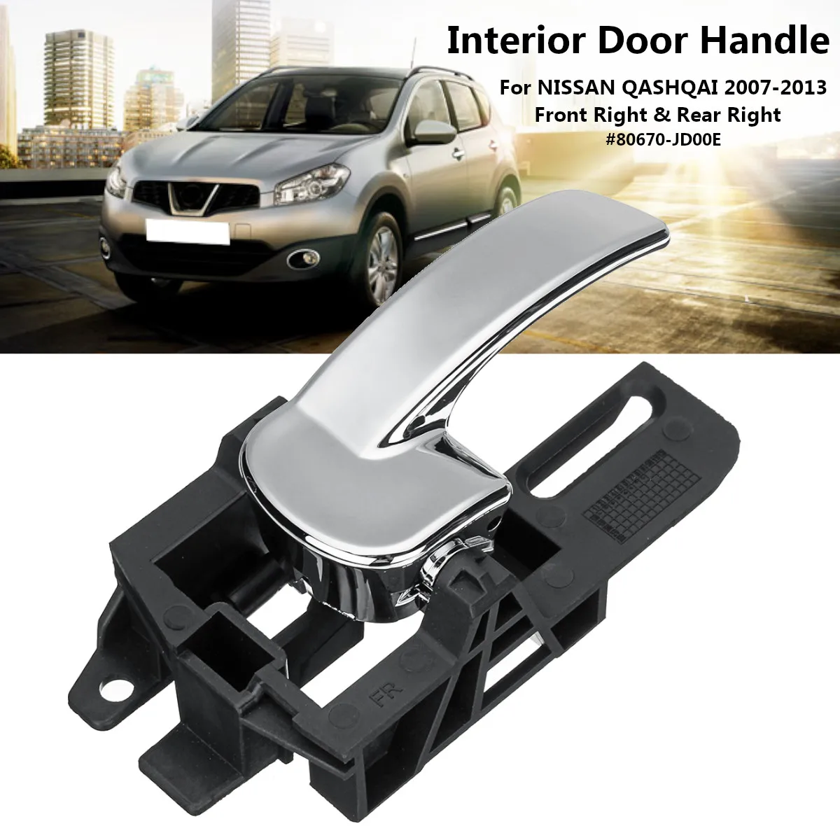 

Left+Right Car Interior Door Handle For NISSAN QASHQAI 2007-2013 80670-JD00E / 80670JD00E 80671-JD00E