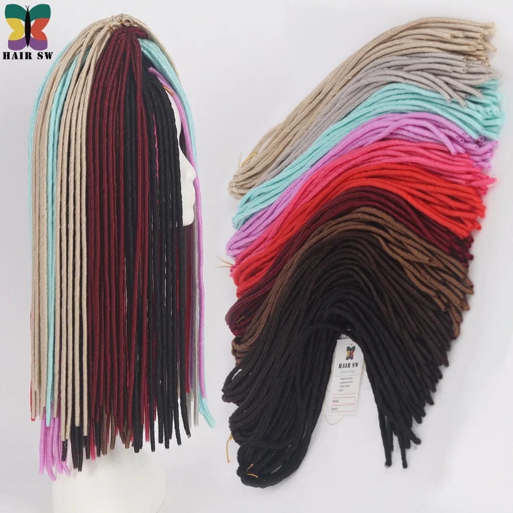 Buy HAIR SW Afro Faux Locs Crochet Braid Synthetic