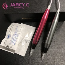 Портативный макияж бровей Губы ручка Перманентный макияж машины оборудование 3D microblade татуировки пистолет набор с картриджем иглы Советы