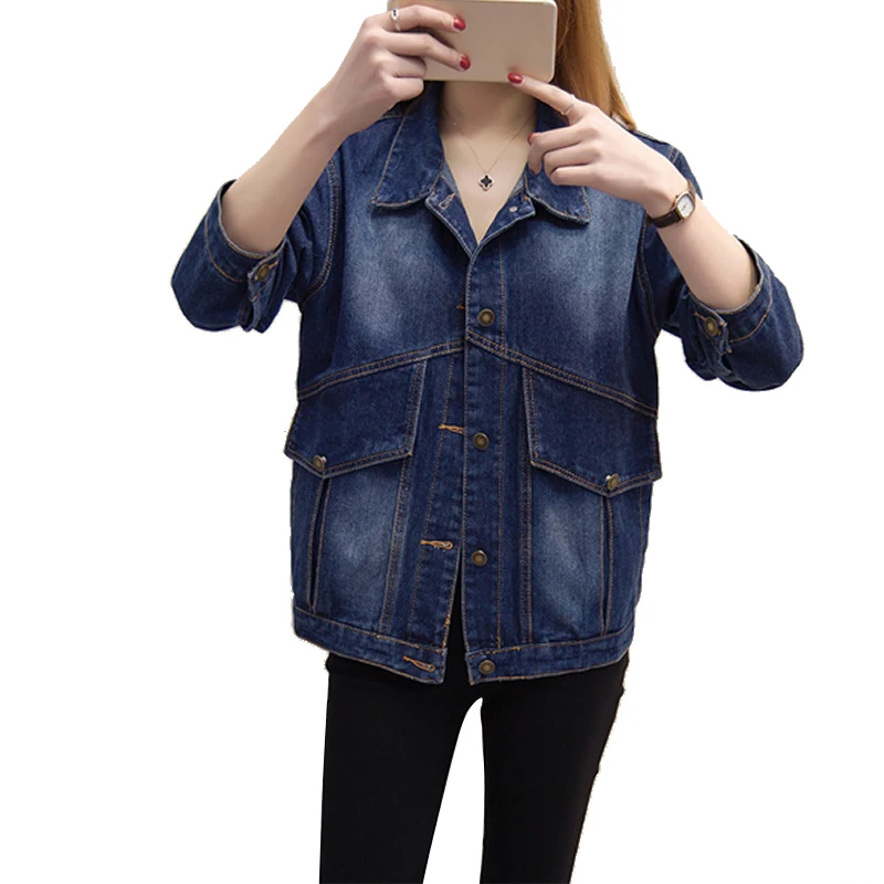 MCCKLE 2017 Autumn font b Women b font Denim font b jacket b font Vintage Light