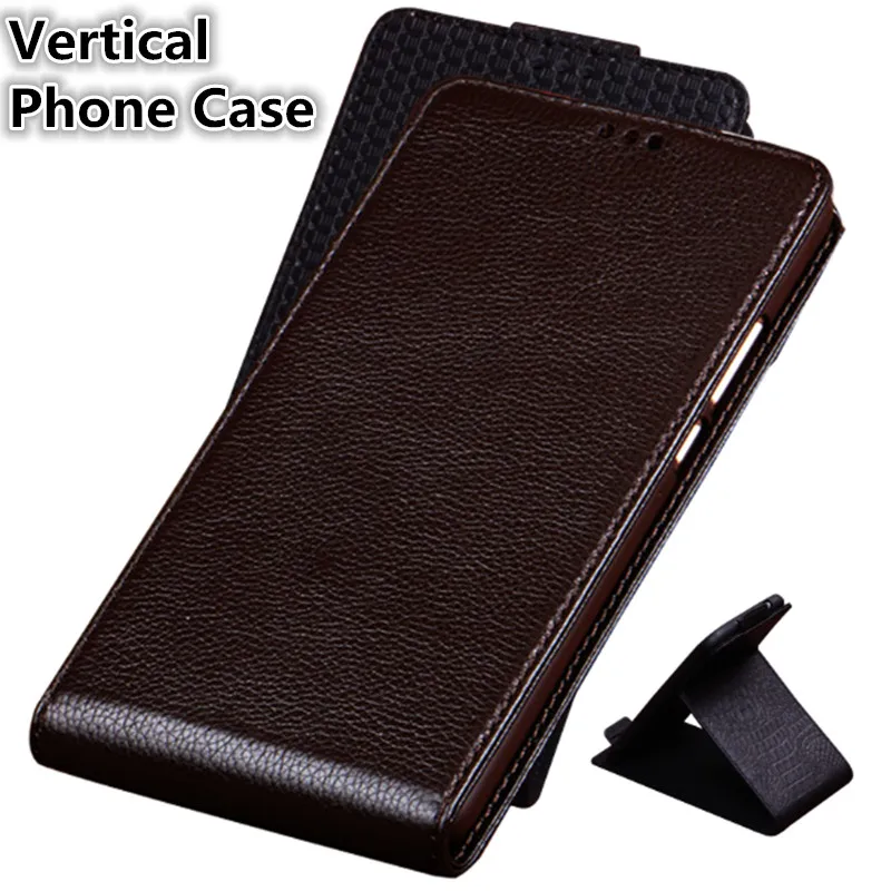  CJ06 Genuine Leather Vertical Flip Phone Bag For Asus ZenFone 3 MAX ZC520TL Case For Asus ZenFone 3