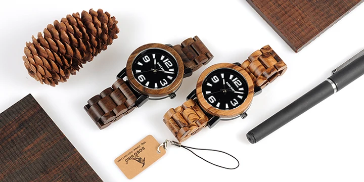bobo bird men's wooden watches luxury fashion men watch