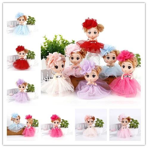

1PC Random Color Girl Doll Pretand Toy Gift For Kids Children Fashion Princess Doll Wedding Dress