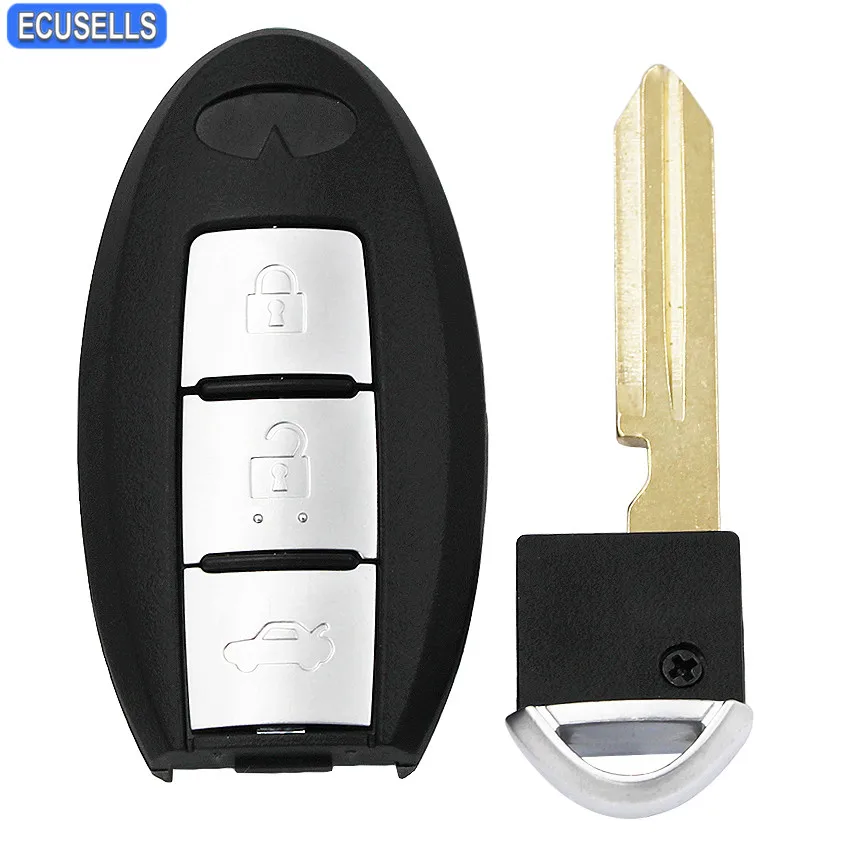 3 Button New Replacement Remote Car Key Shell Case Smart Key Housing